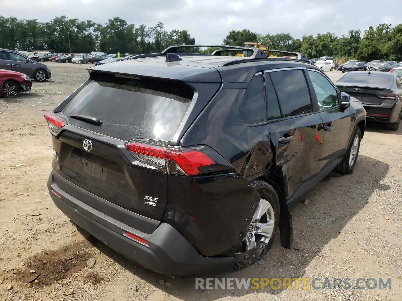 4 Photograph of a damaged car 2T3P1RFV7KC057119 TOYOTA RAV4 2019