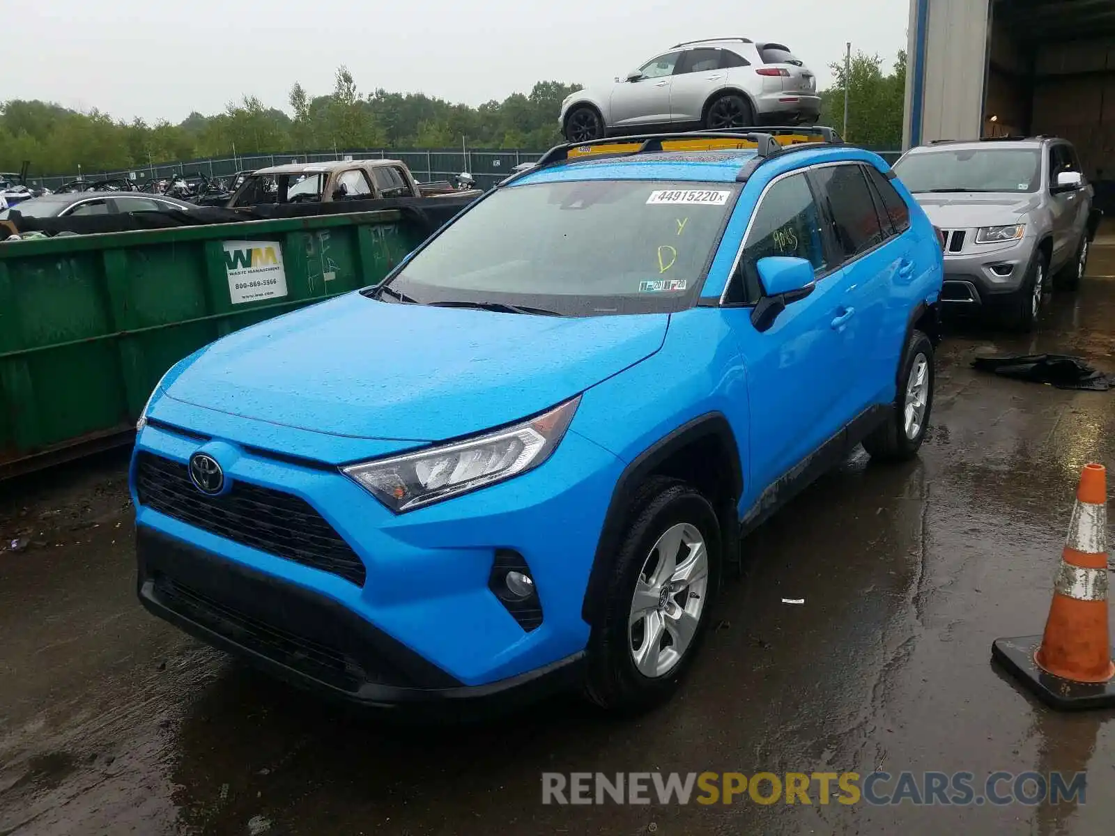 2 Photograph of a damaged car 2T3P1RFV7KC058044 TOYOTA RAV4 2019