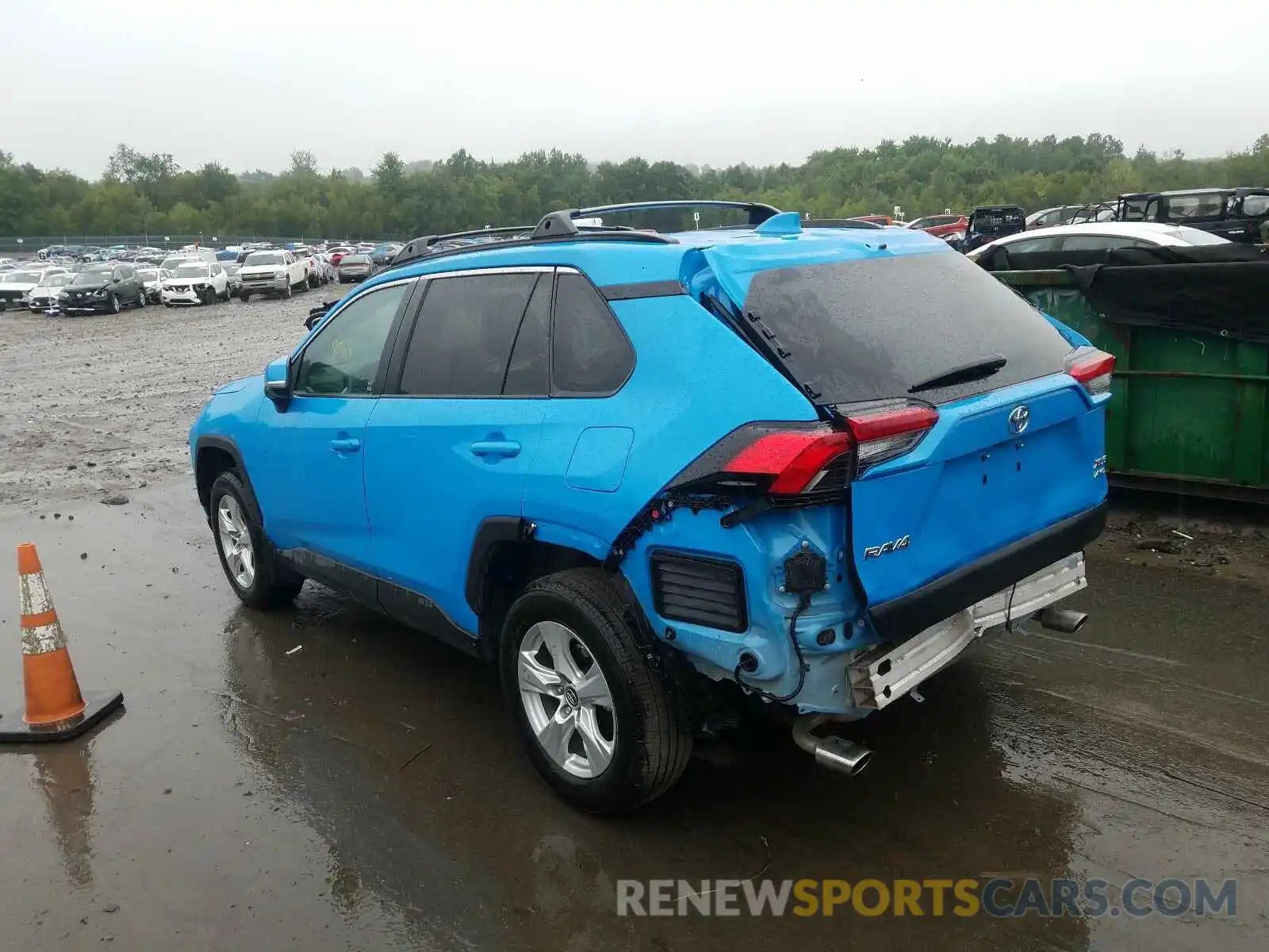 3 Photograph of a damaged car 2T3P1RFV7KC058044 TOYOTA RAV4 2019