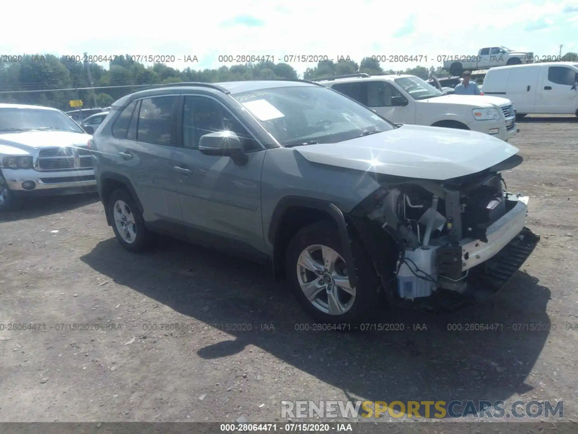 1 Photograph of a damaged car 2T3P1RFV7KC058772 TOYOTA RAV4 2019