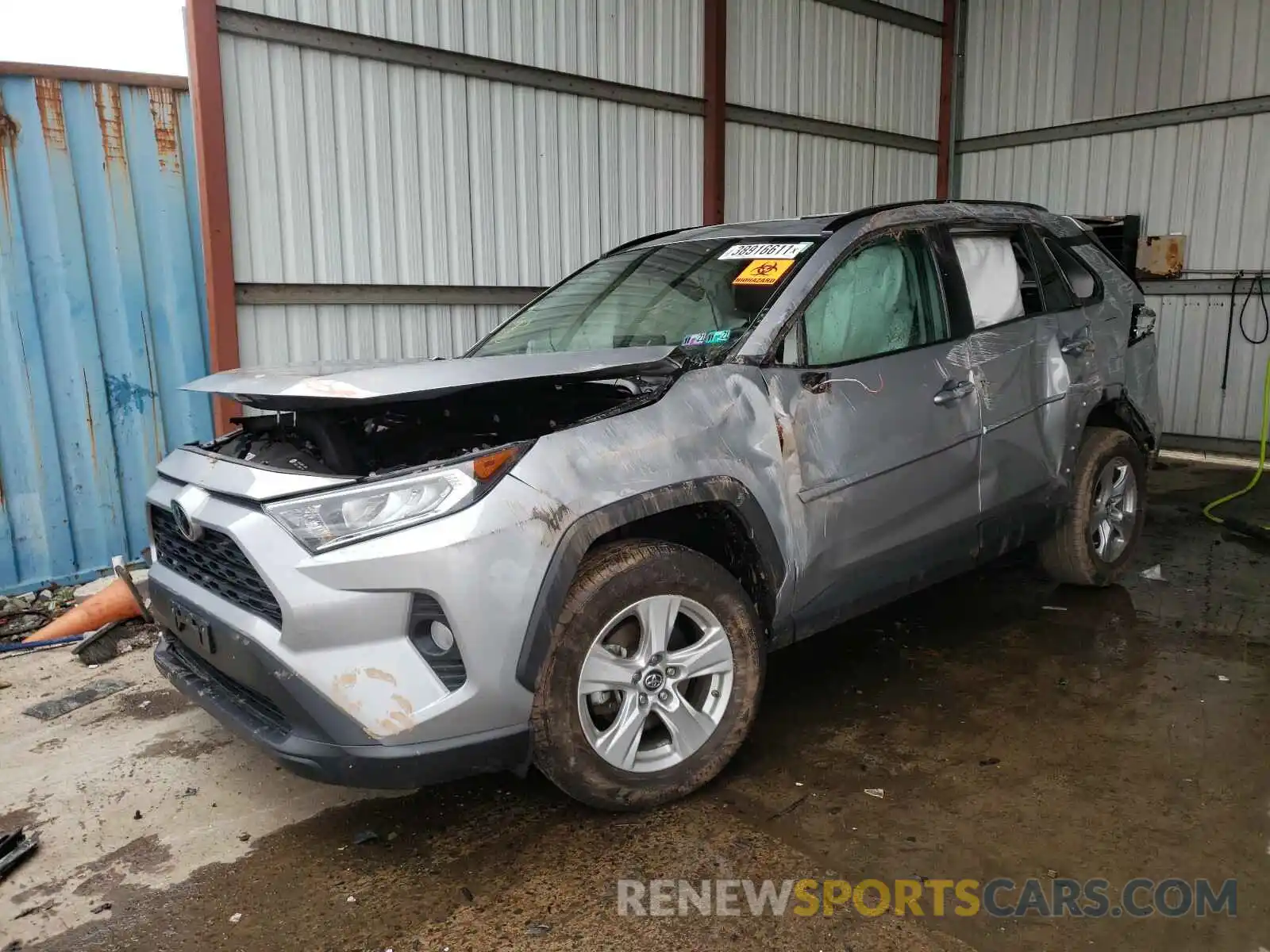 2 Фотография поврежденного автомобиля 2T3P1RFV7KW029948 TOYOTA RAV4 2019