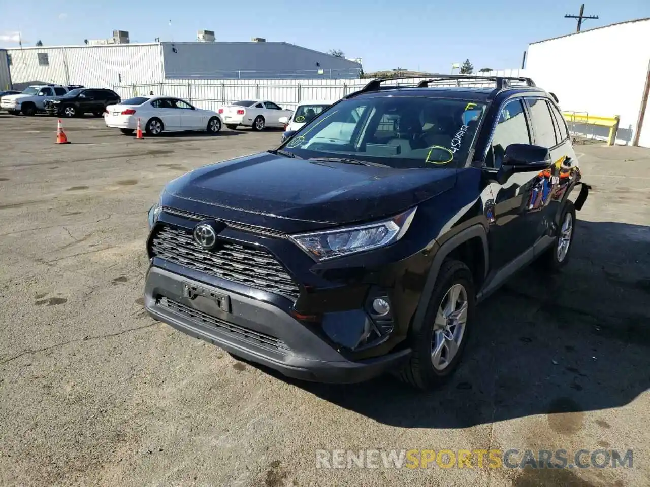 2 Фотография поврежденного автомобиля 2T3P1RFV7KW032719 TOYOTA RAV4 2019