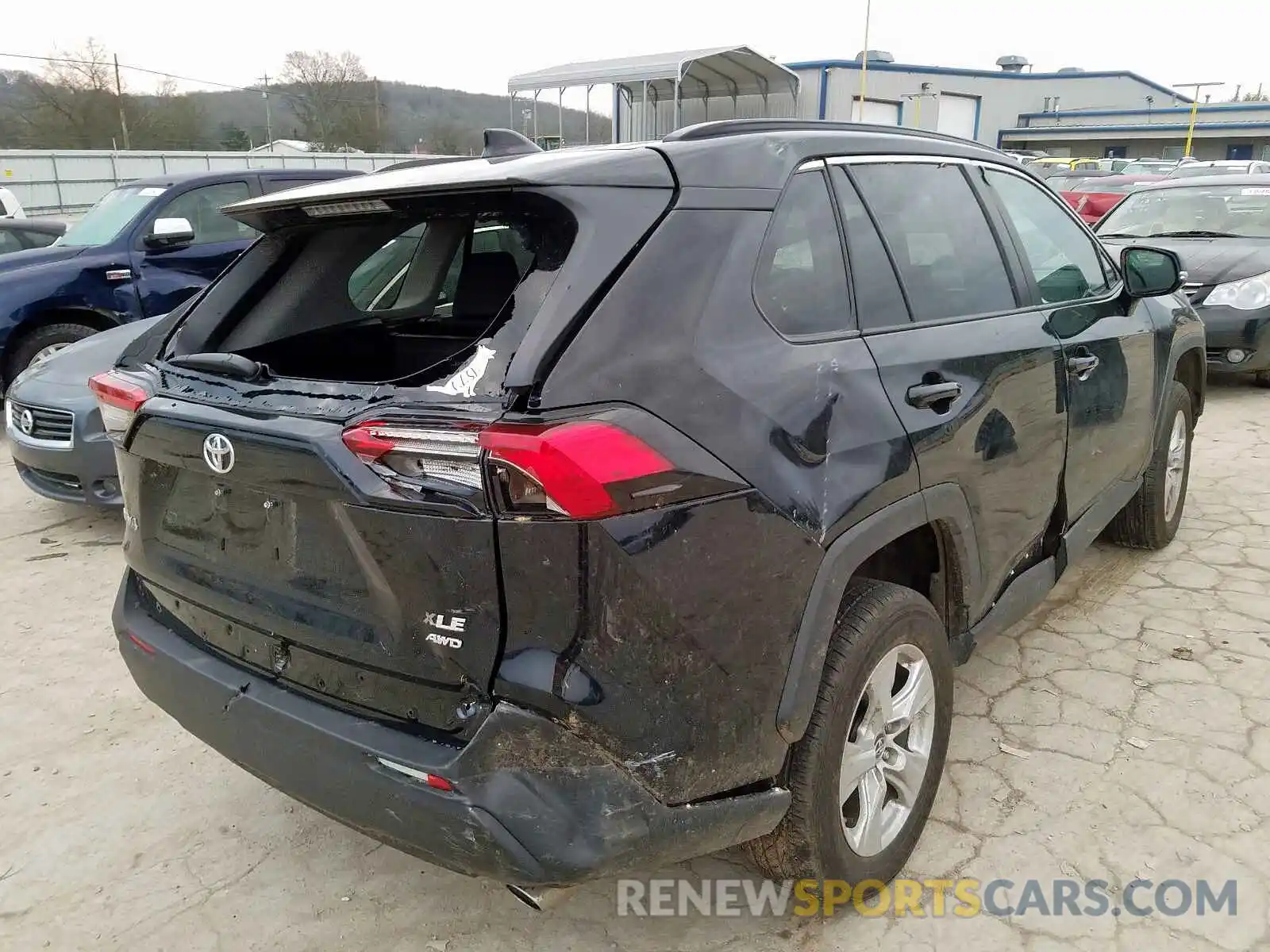 4 Photograph of a damaged car 2T3P1RFV7KW035751 TOYOTA RAV4 2019