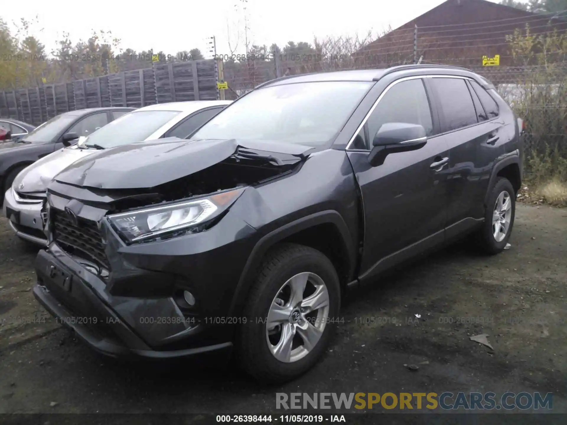 2 Photograph of a damaged car 2T3P1RFV7KW038732 TOYOTA RAV4 2019