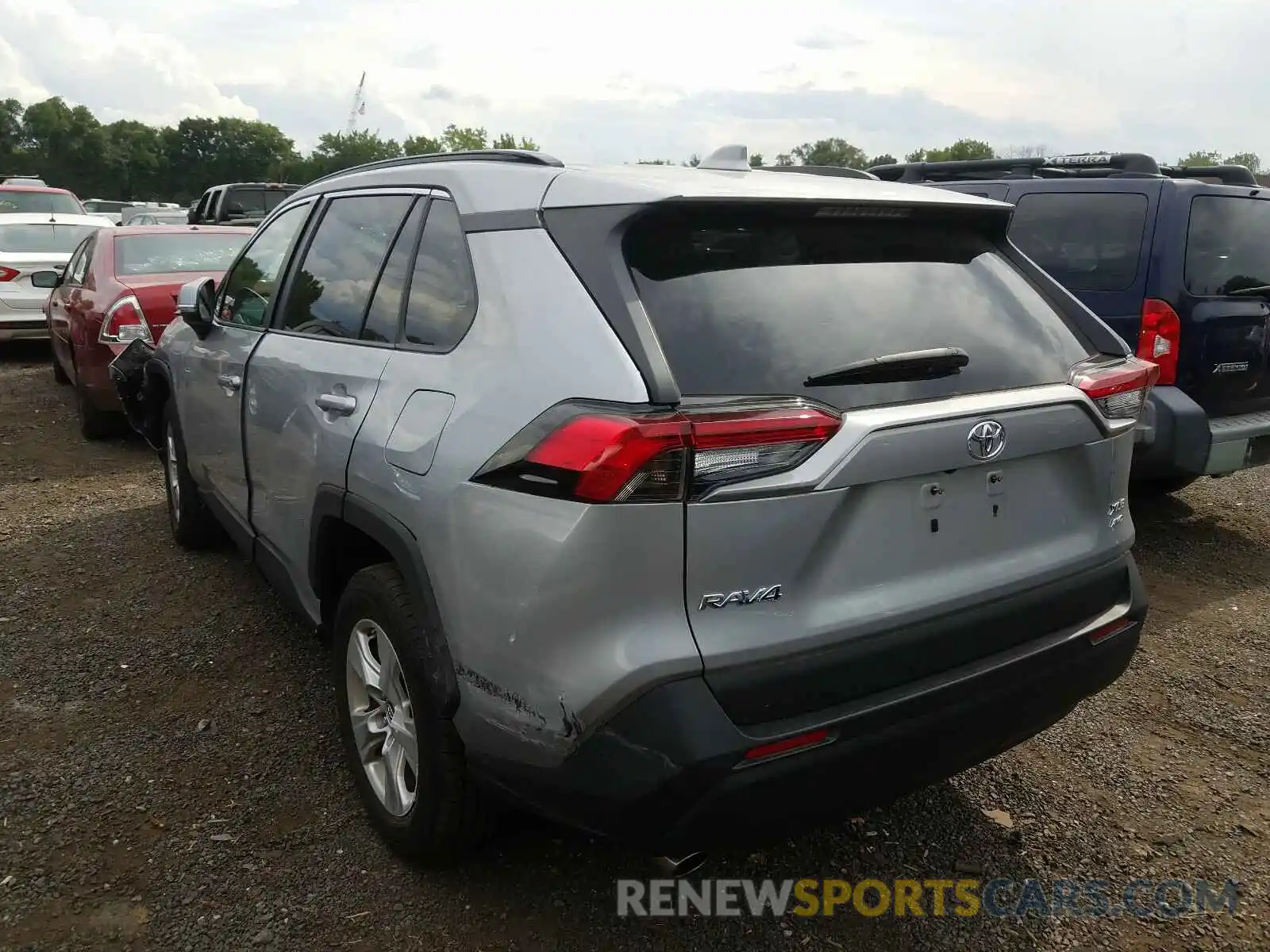 3 Photograph of a damaged car 2T3P1RFV7KW039833 TOYOTA RAV4 2019