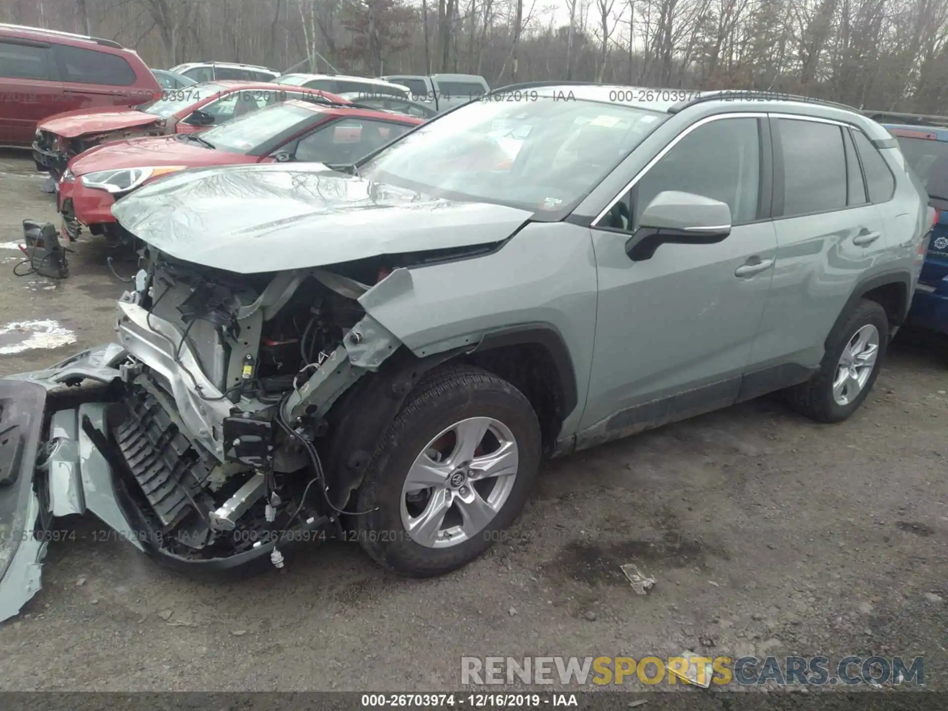 2 Фотография поврежденного автомобиля 2T3P1RFV7KW042411 TOYOTA RAV4 2019