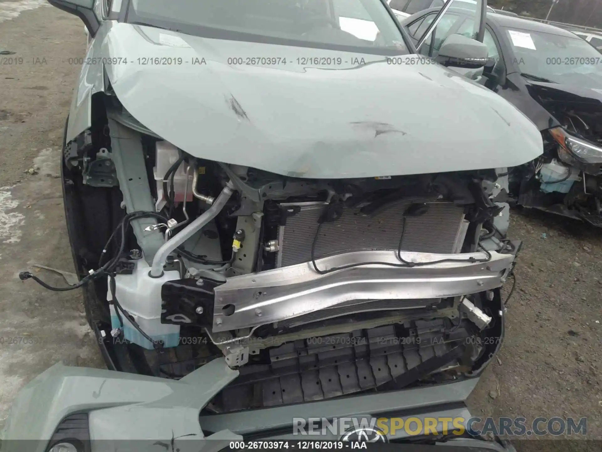 6 Фотография поврежденного автомобиля 2T3P1RFV7KW042411 TOYOTA RAV4 2019