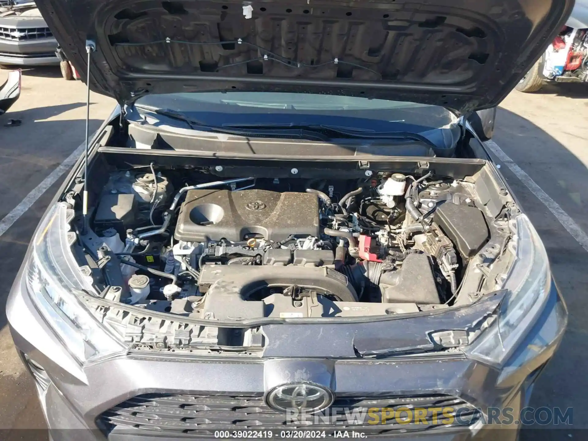 10 Фотография поврежденного автомобиля 2T3P1RFV7KW042537 TOYOTA RAV4 2019