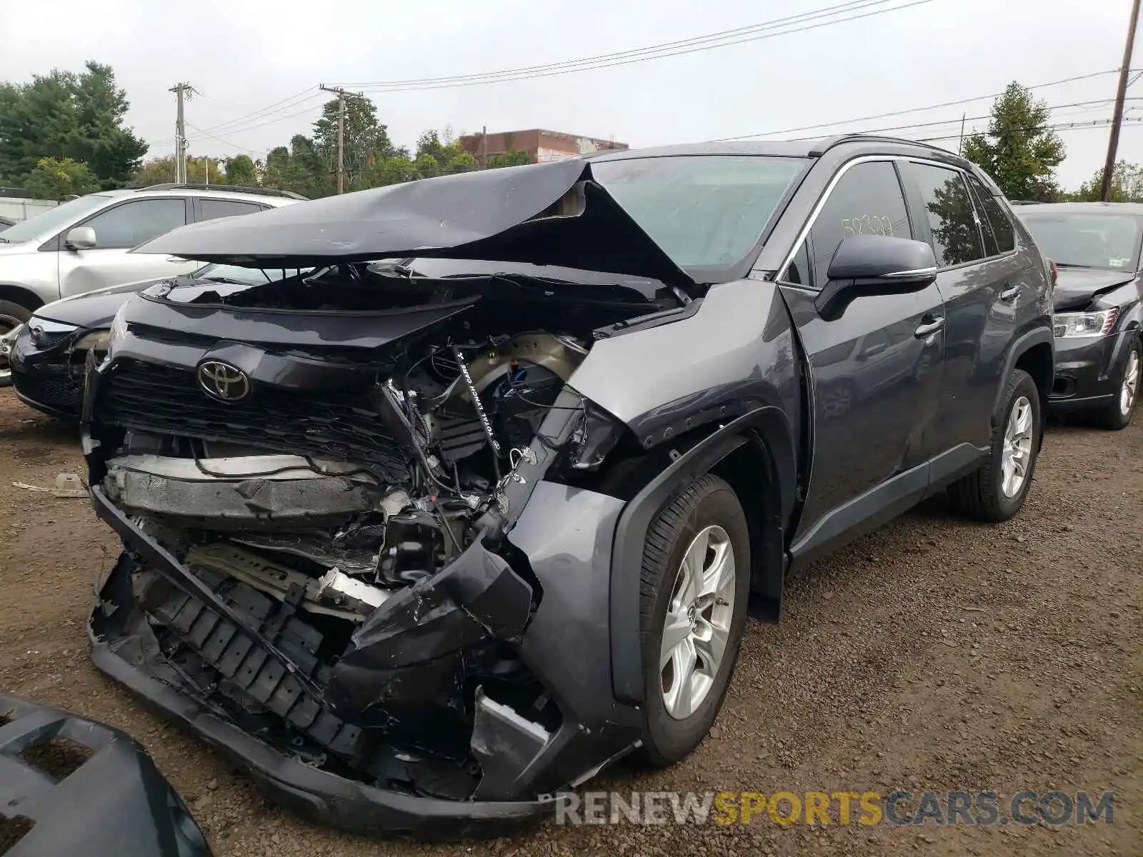 2 Photograph of a damaged car 2T3P1RFV7KW051836 TOYOTA RAV4 2019