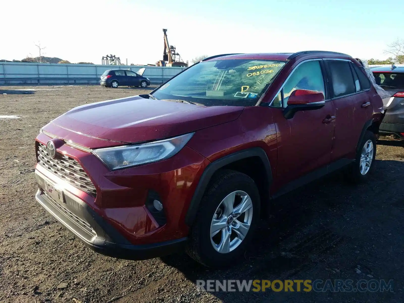 2 Фотография поврежденного автомобиля 2T3P1RFV7KW053036 TOYOTA RAV4 2019