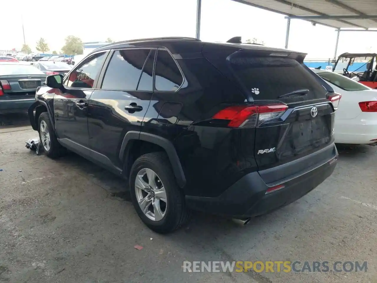 3 Фотография поврежденного автомобиля 2T3P1RFV7KW053683 TOYOTA RAV4 2019