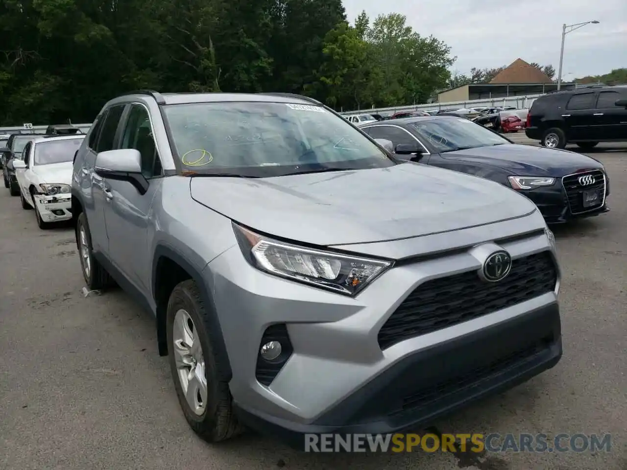 1 Photograph of a damaged car 2T3P1RFV7KW058155 TOYOTA RAV4 2019