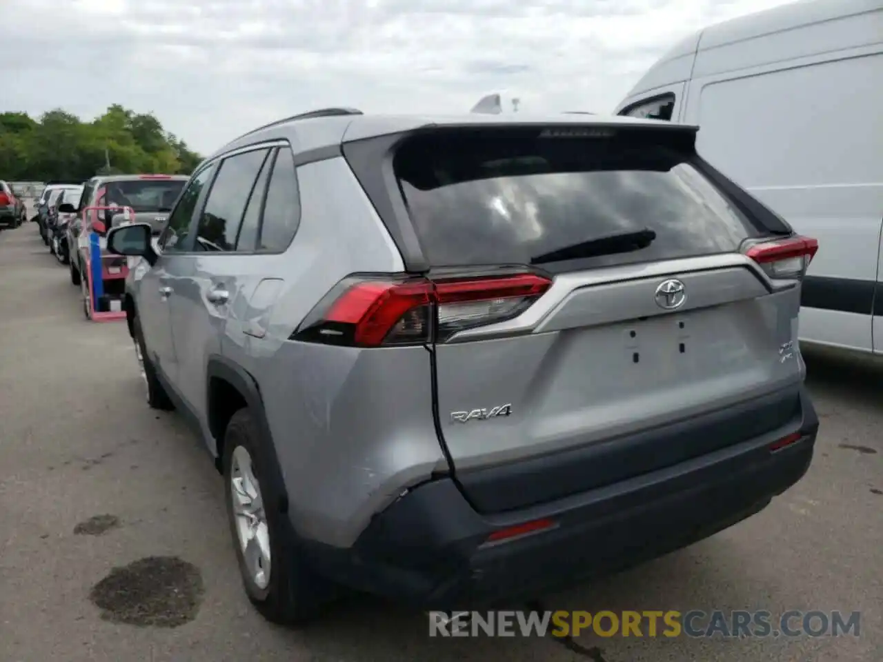 3 Photograph of a damaged car 2T3P1RFV7KW058155 TOYOTA RAV4 2019