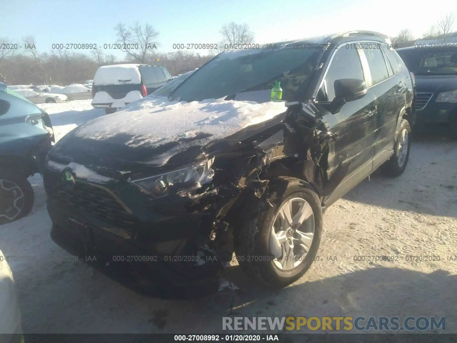 2 Photograph of a damaged car 2T3P1RFV7KW072010 TOYOTA RAV4 2019