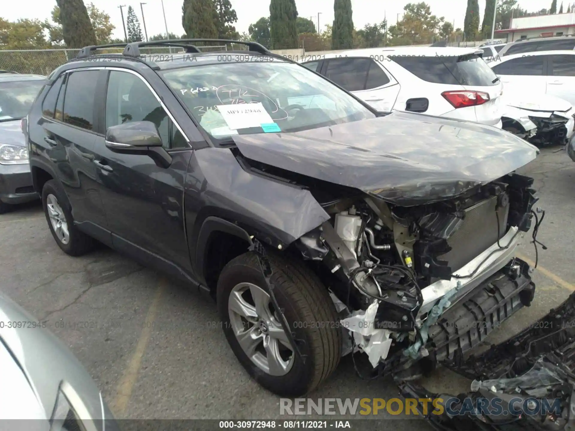 1 Photograph of a damaged car 2T3P1RFV7KW076431 TOYOTA RAV4 2019