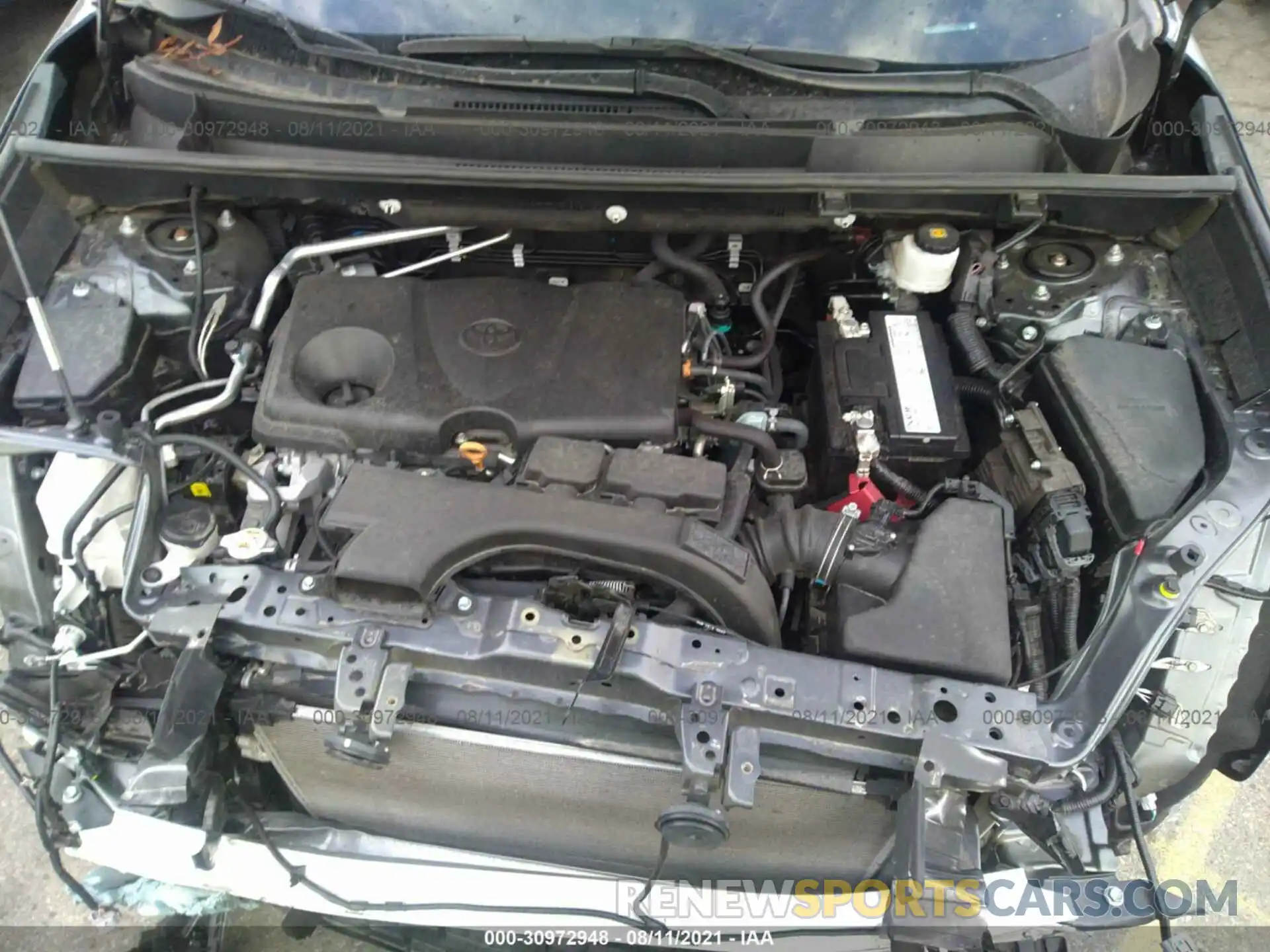 10 Фотография поврежденного автомобиля 2T3P1RFV7KW076431 TOYOTA RAV4 2019