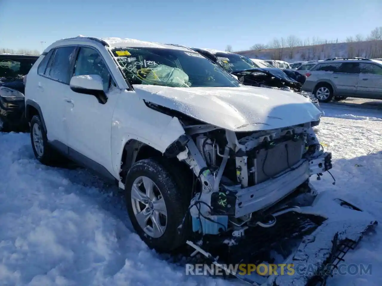 1 Photograph of a damaged car 2T3P1RFV7KW079894 TOYOTA RAV4 2019