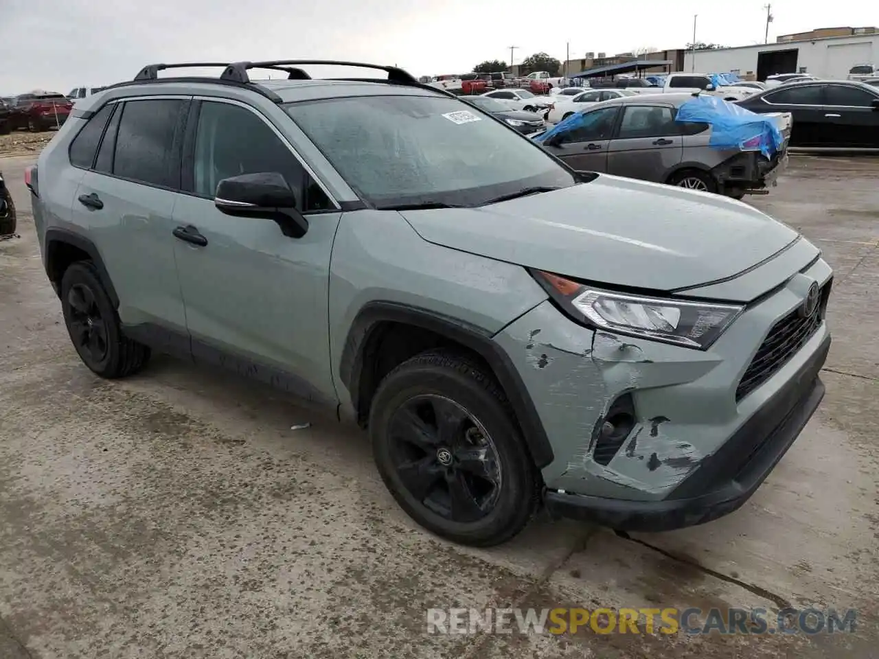 4 Photograph of a damaged car 2T3P1RFV8KC004056 TOYOTA RAV4 2019