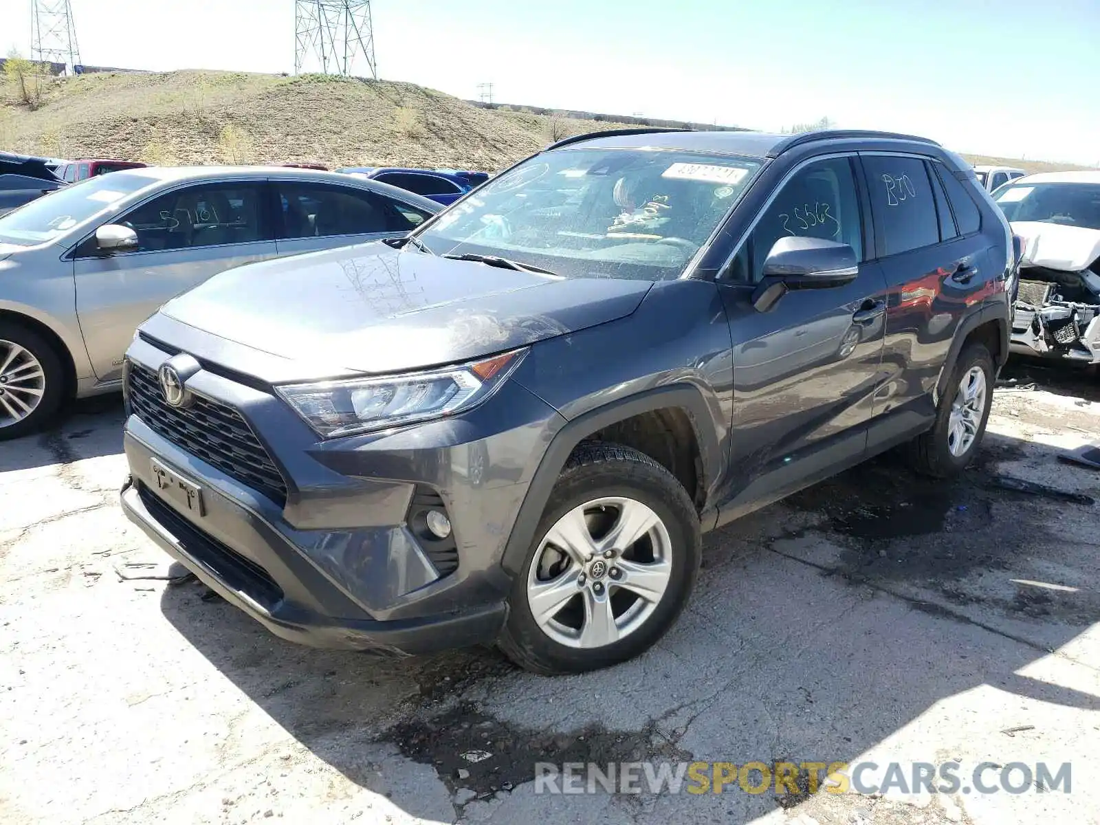 2 Photograph of a damaged car 2T3P1RFV8KC004574 TOYOTA RAV4 2019