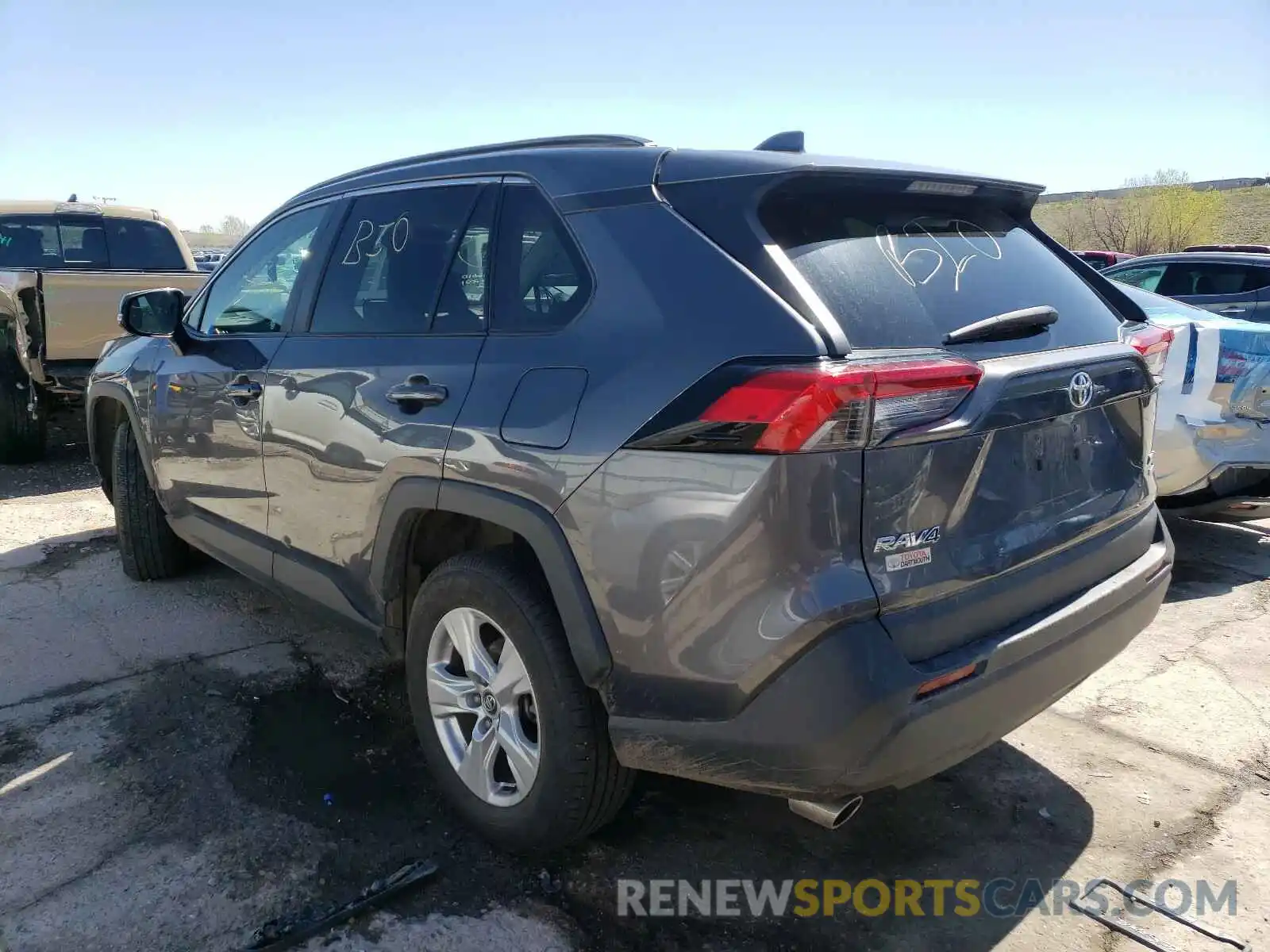 3 Photograph of a damaged car 2T3P1RFV8KC004574 TOYOTA RAV4 2019