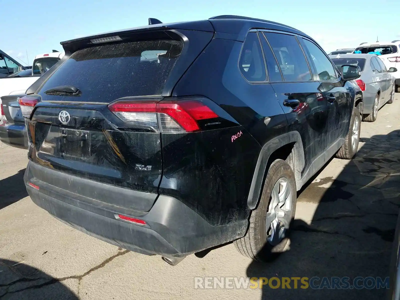 4 Photograph of a damaged car 2T3P1RFV8KC005823 TOYOTA RAV4 2019