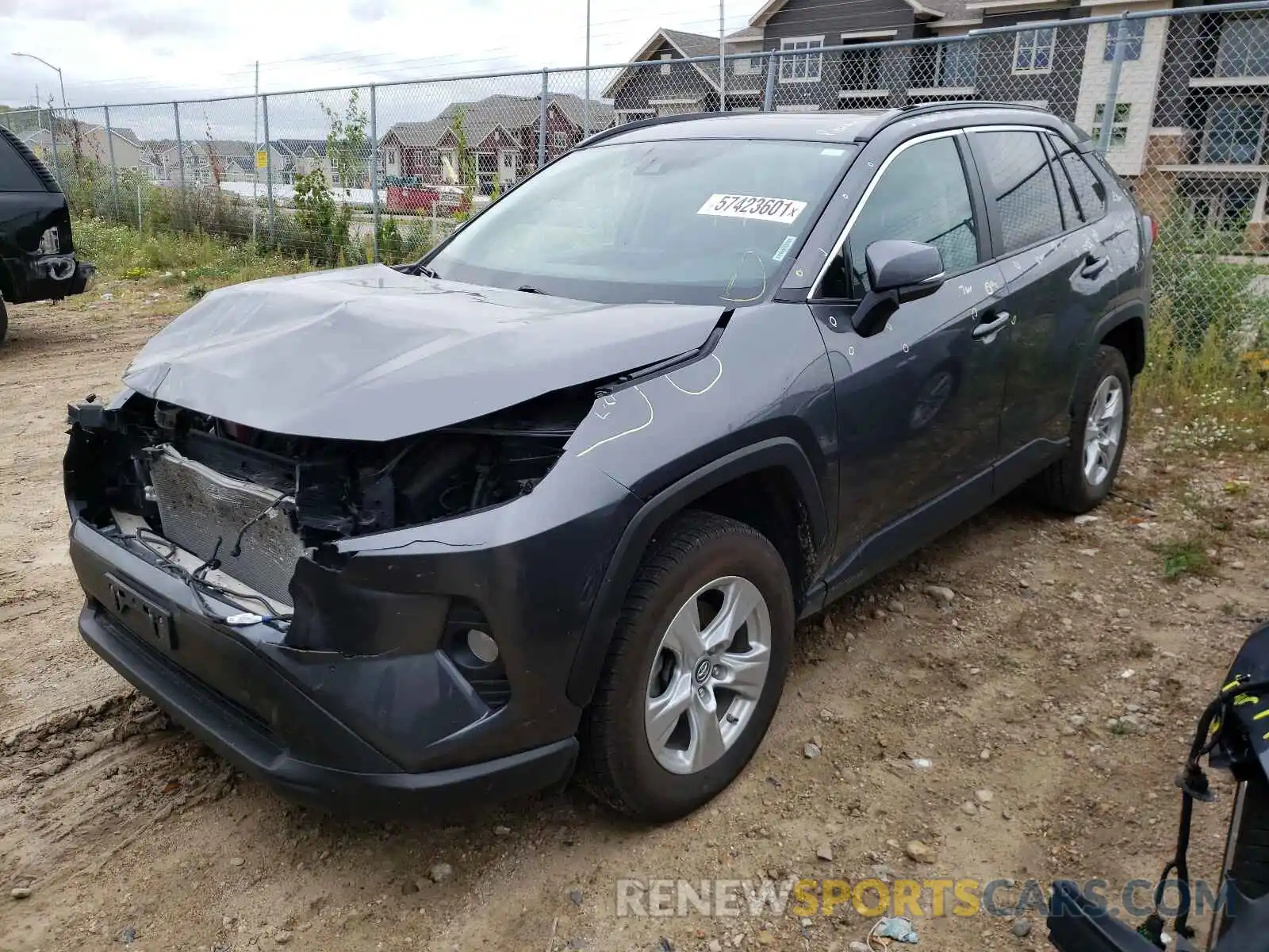 2 Photograph of a damaged car 2T3P1RFV8KC006793 TOYOTA RAV4 2019