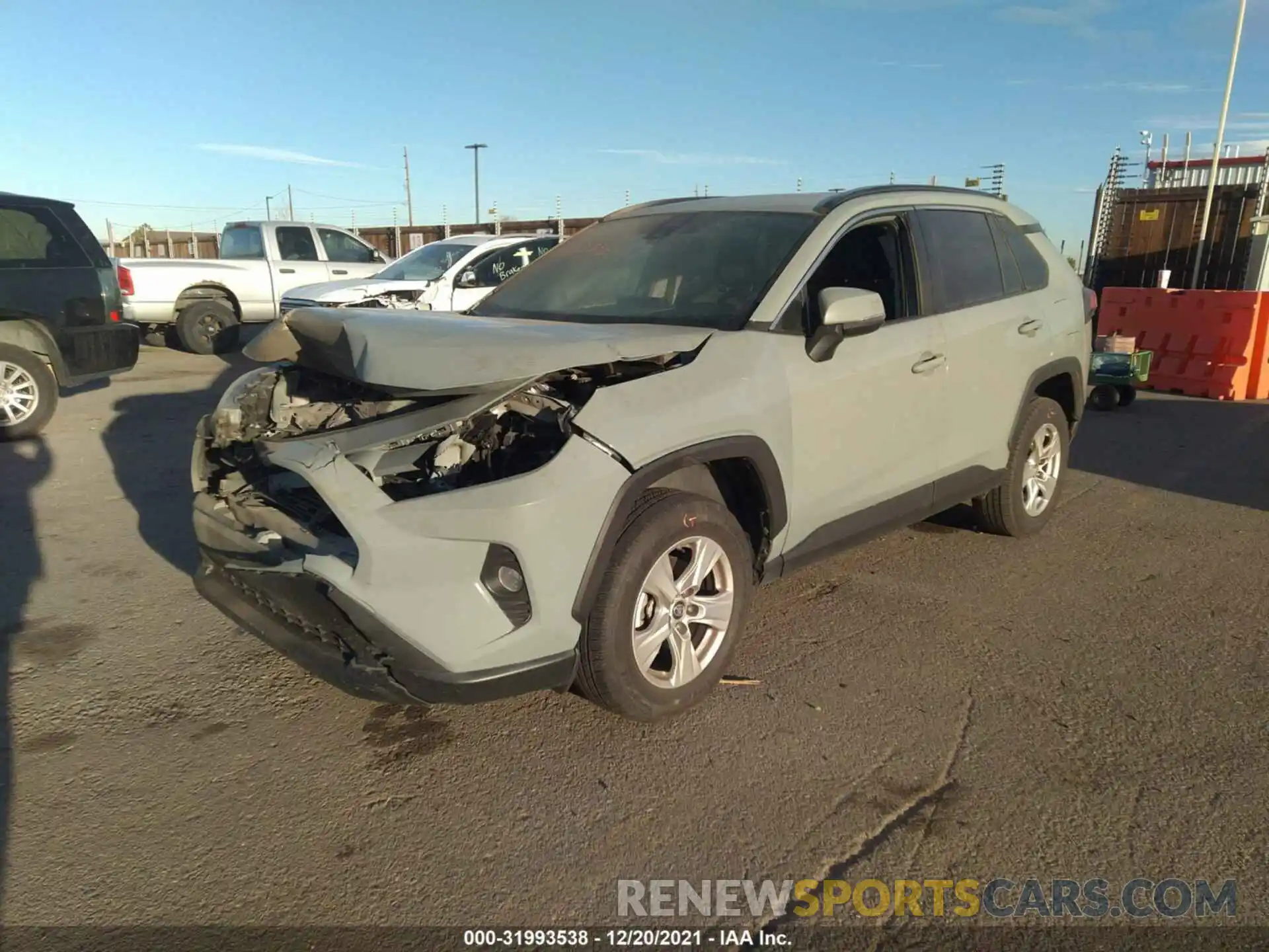 2 Photograph of a damaged car 2T3P1RFV8KC006888 TOYOTA RAV4 2019