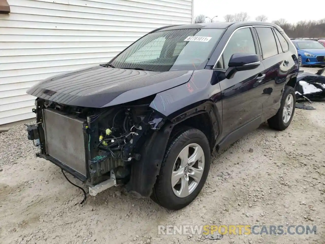 2 Photograph of a damaged car 2T3P1RFV8KC007085 TOYOTA RAV4 2019