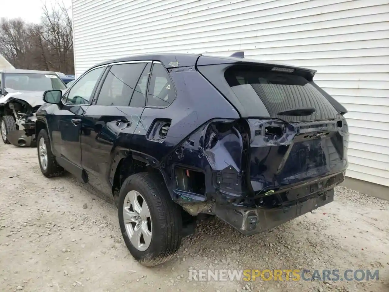 3 Photograph of a damaged car 2T3P1RFV8KC007085 TOYOTA RAV4 2019