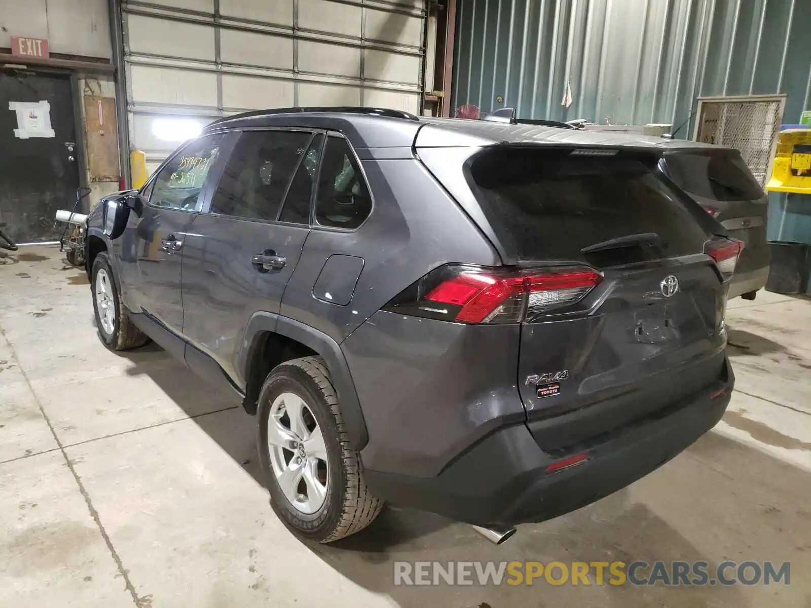 3 Photograph of a damaged car 2T3P1RFV8KC008429 TOYOTA RAV4 2019