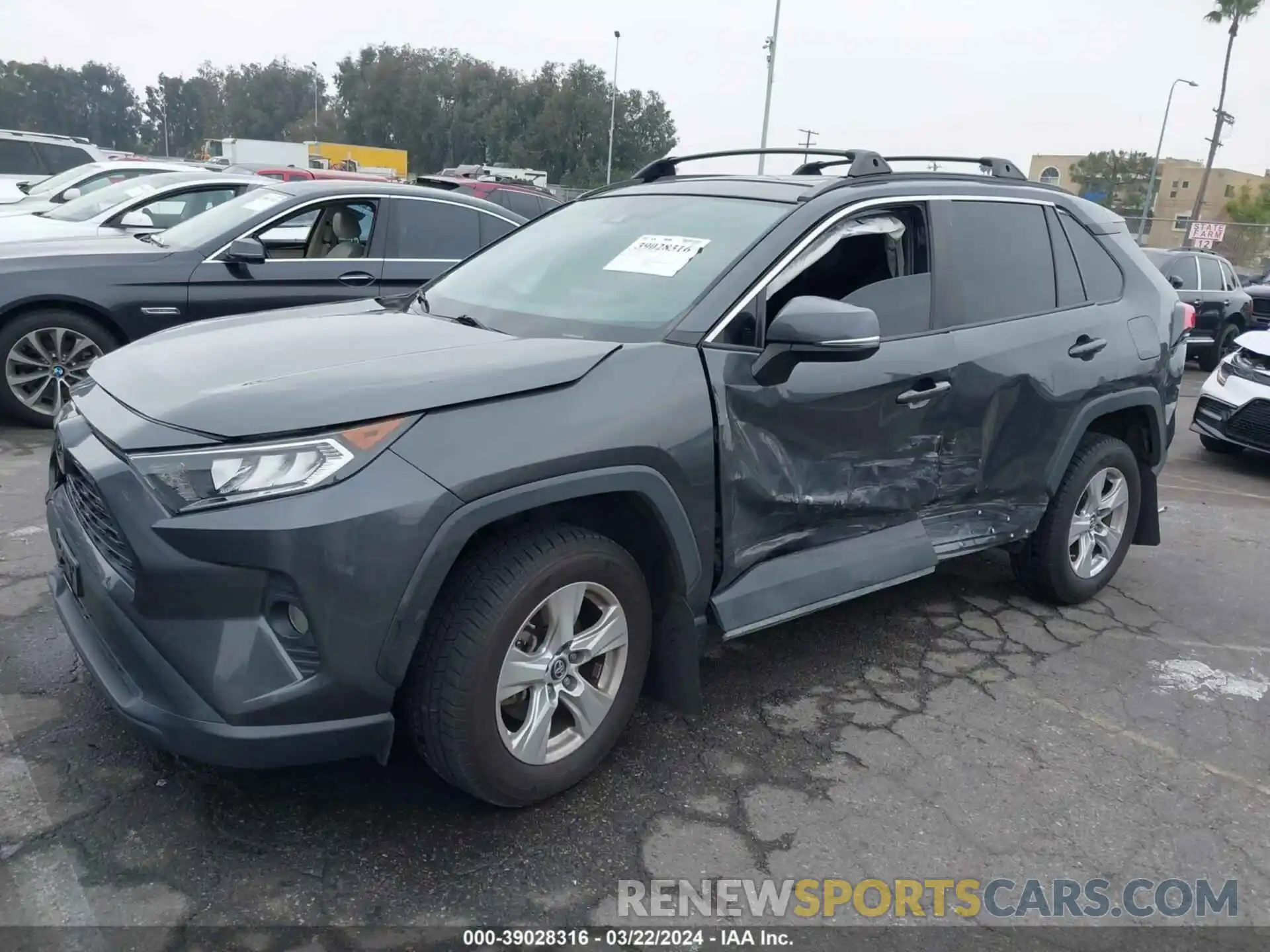 2 Photograph of a damaged car 2T3P1RFV8KC011590 TOYOTA RAV4 2019