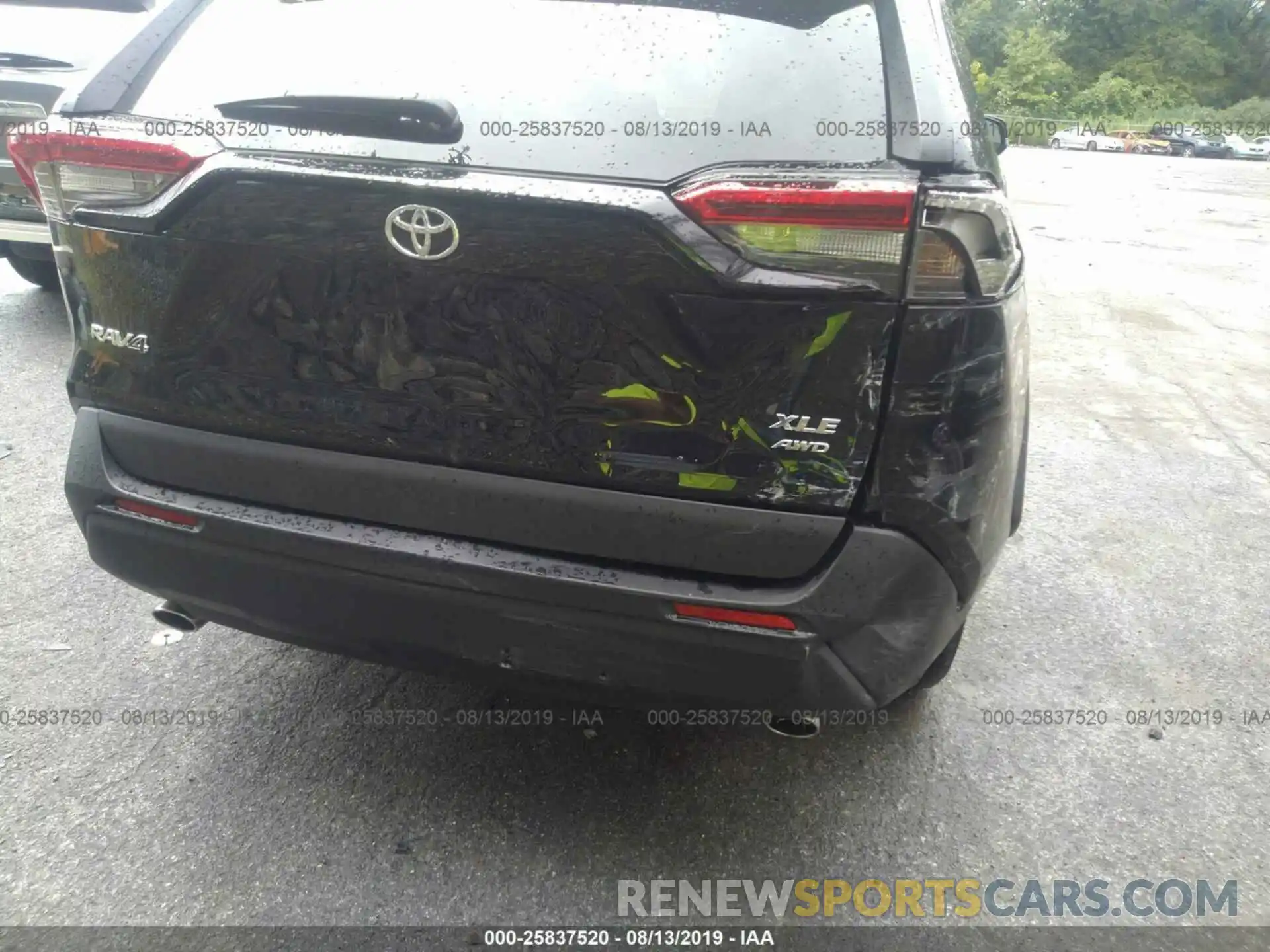 6 Photograph of a damaged car 2T3P1RFV8KC012674 TOYOTA RAV4 2019