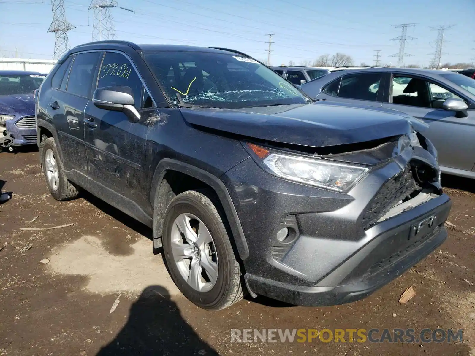 1 Photograph of a damaged car 2T3P1RFV8KC012920 TOYOTA RAV4 2019