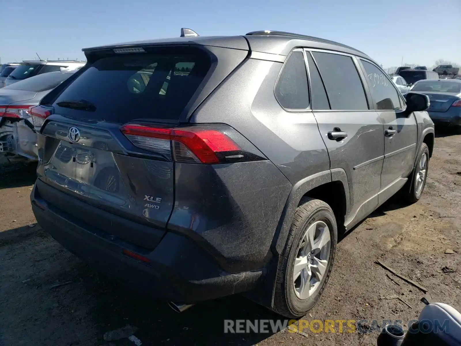 4 Photograph of a damaged car 2T3P1RFV8KC012920 TOYOTA RAV4 2019