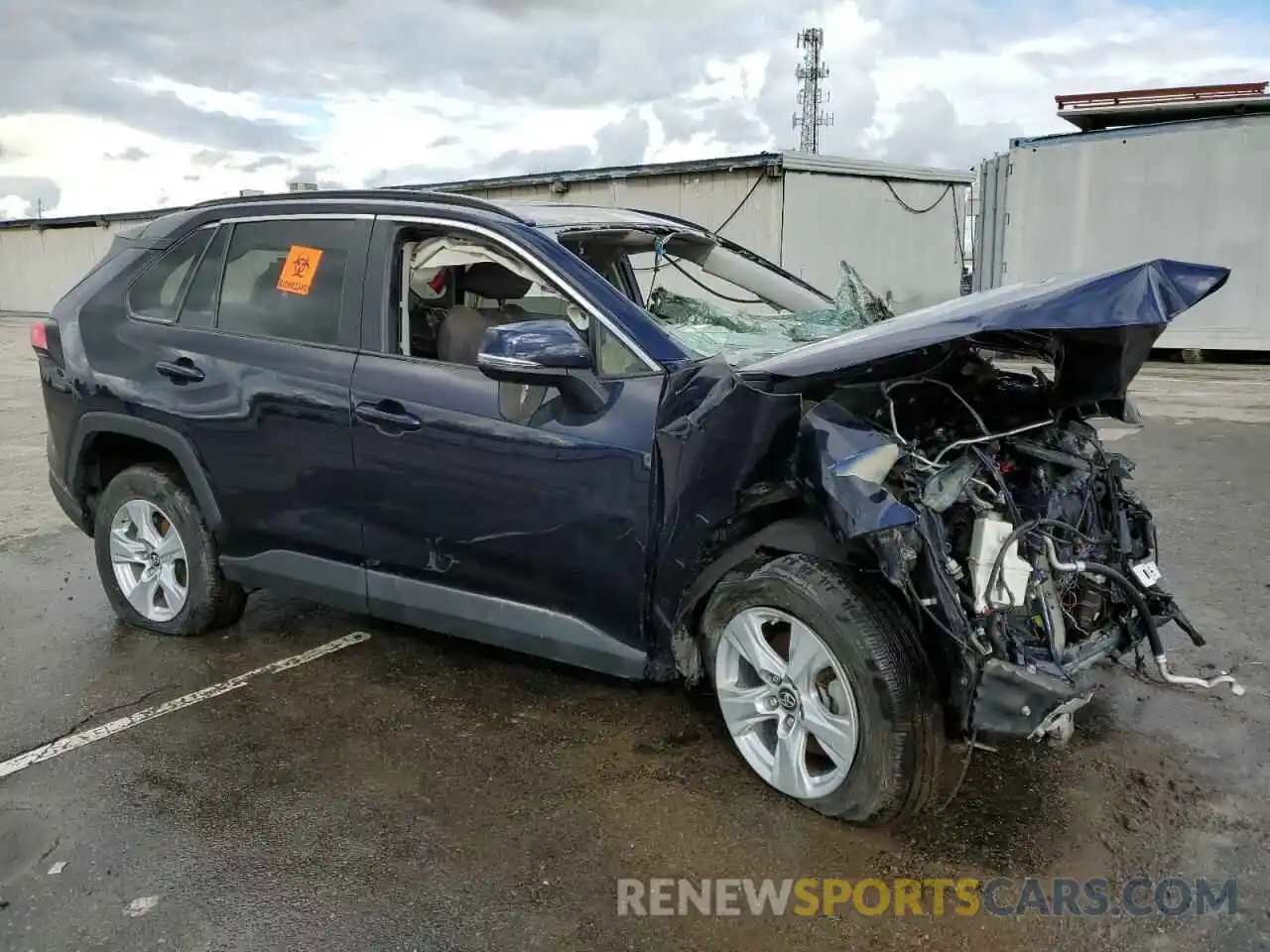 4 Photograph of a damaged car 2T3P1RFV8KC015395 TOYOTA RAV4 2019