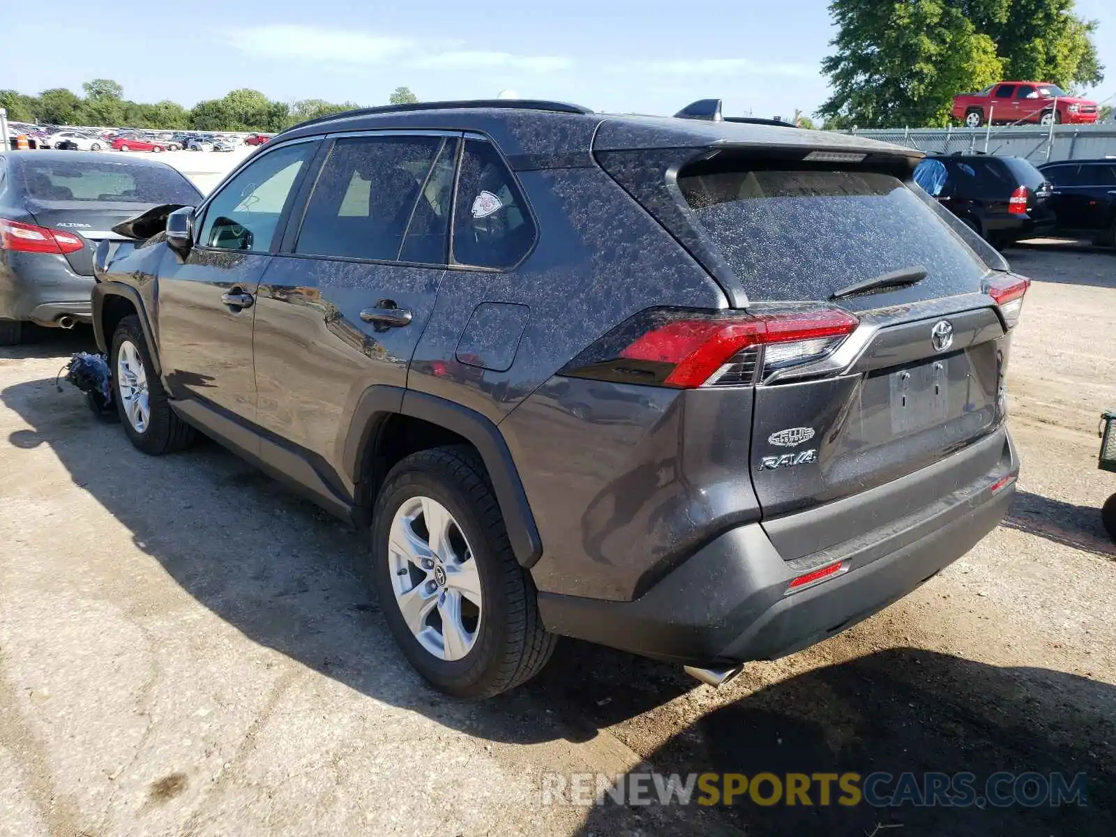 3 Photograph of a damaged car 2T3P1RFV8KC016014 TOYOTA RAV4 2019