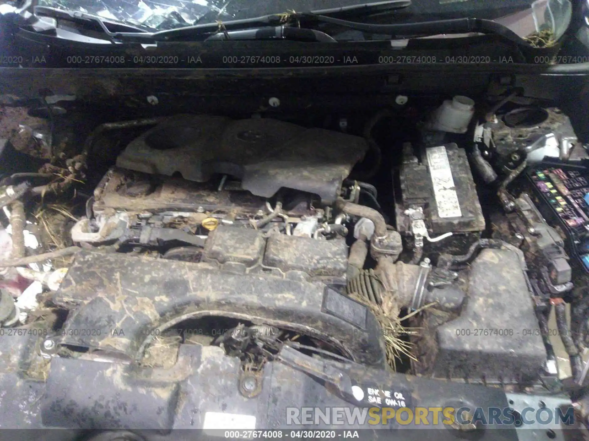 10 Фотография поврежденного автомобиля 2T3P1RFV8KC016093 TOYOTA RAV4 2019