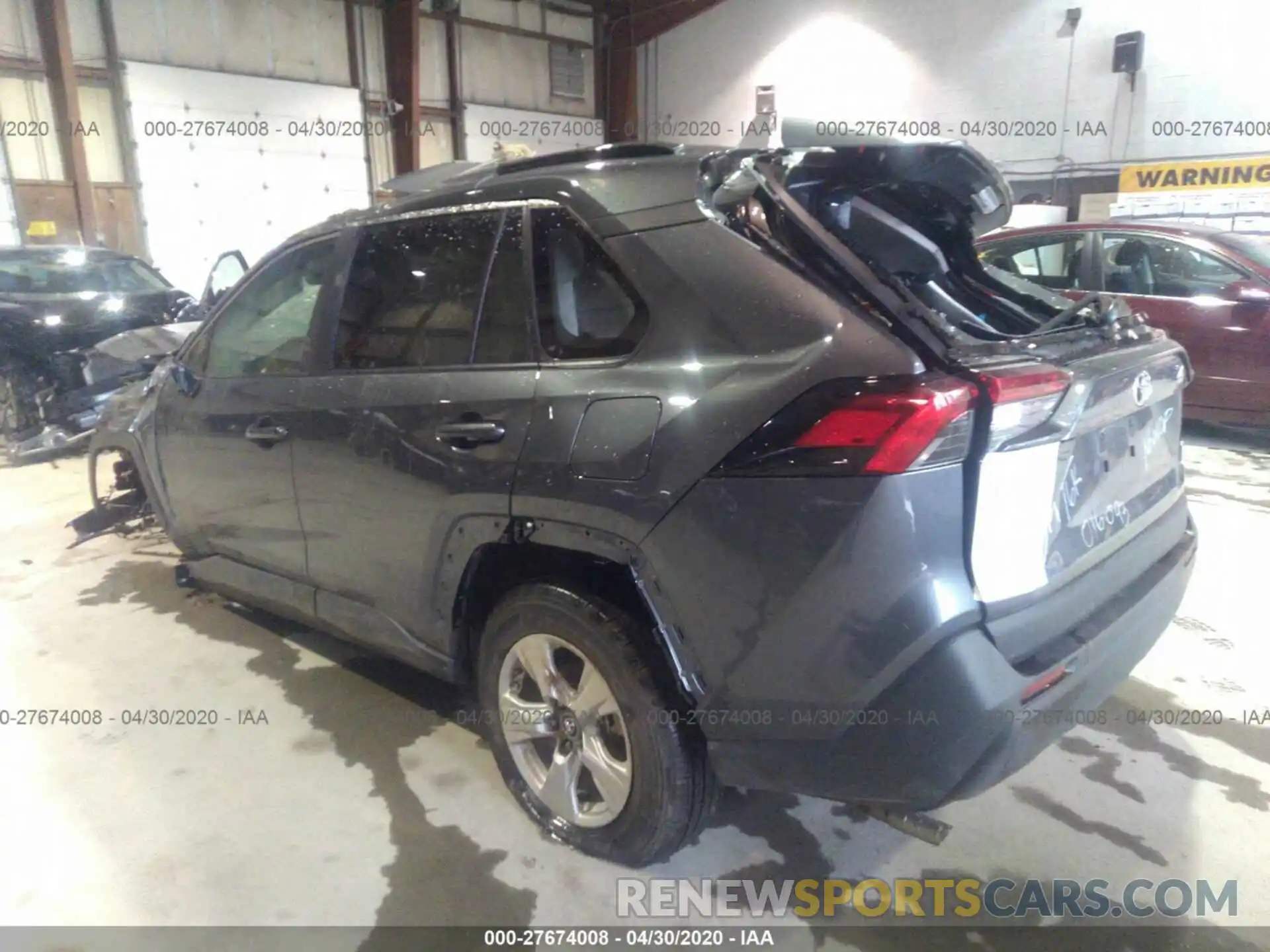 3 Photograph of a damaged car 2T3P1RFV8KC016093 TOYOTA RAV4 2019