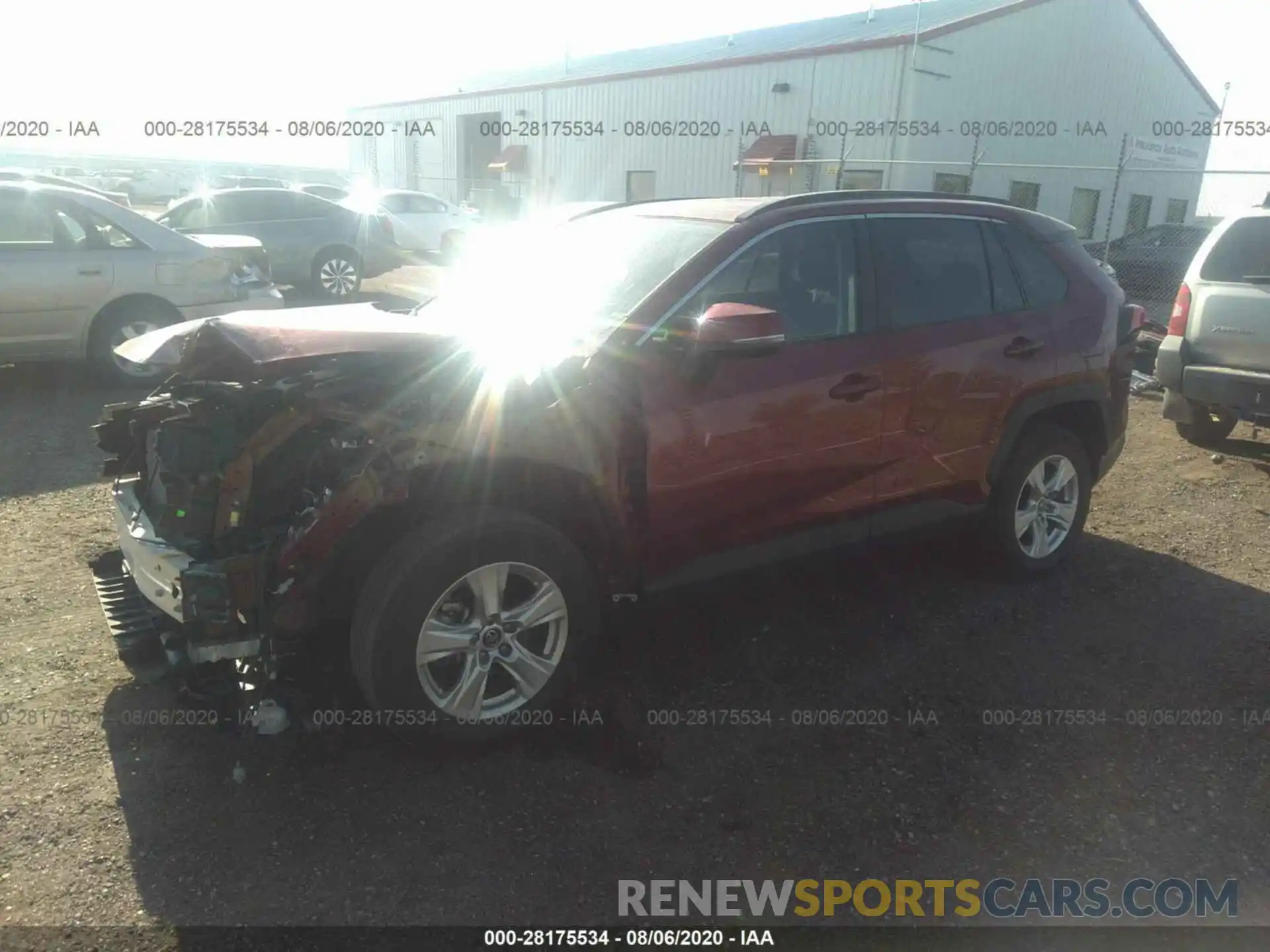 2 Photograph of a damaged car 2T3P1RFV8KC022508 TOYOTA RAV4 2019