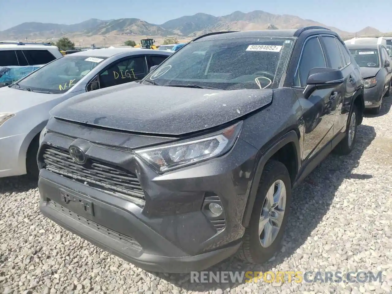 2 Photograph of a damaged car 2T3P1RFV8KC026493 TOYOTA RAV4 2019