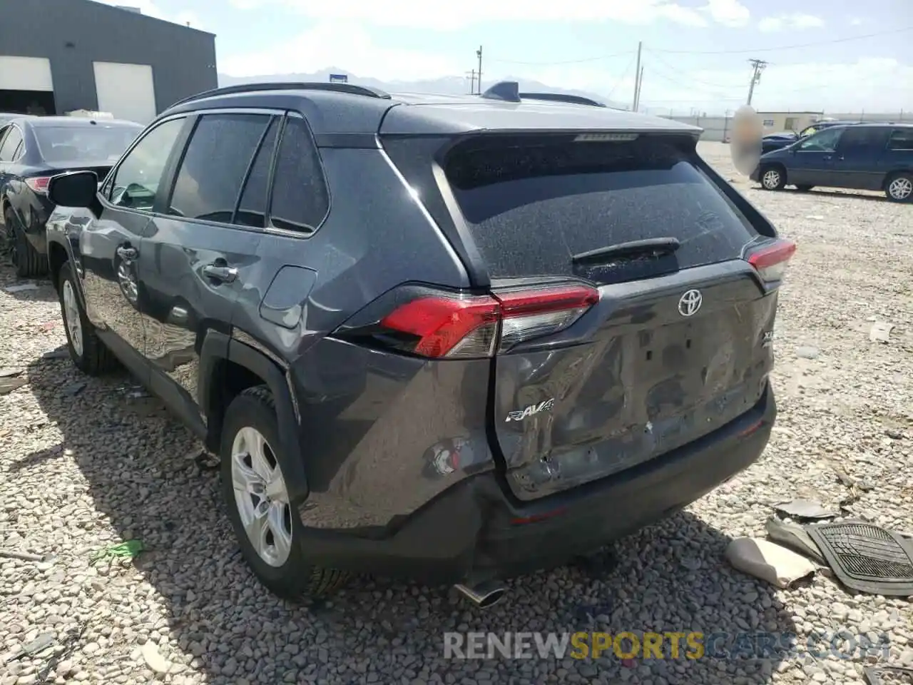 3 Photograph of a damaged car 2T3P1RFV8KC026493 TOYOTA RAV4 2019