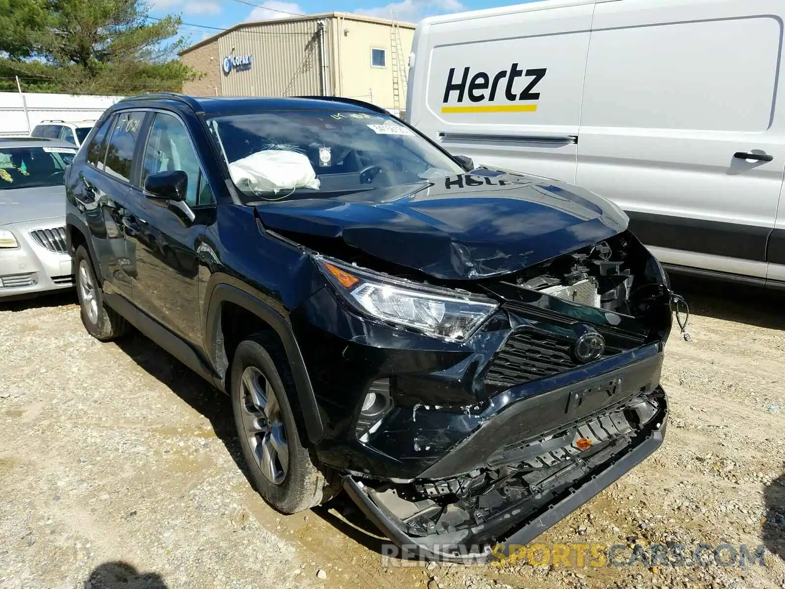 1 Photograph of a damaged car 2T3P1RFV8KC027515 TOYOTA RAV4 2019