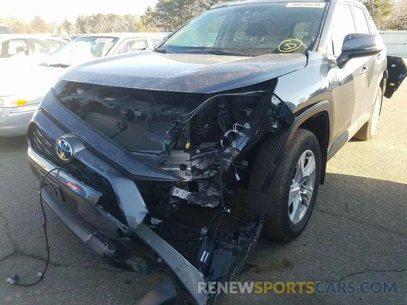 9 Photograph of a damaged car 2T3P1RFV8KC028244 TOYOTA RAV4 2019