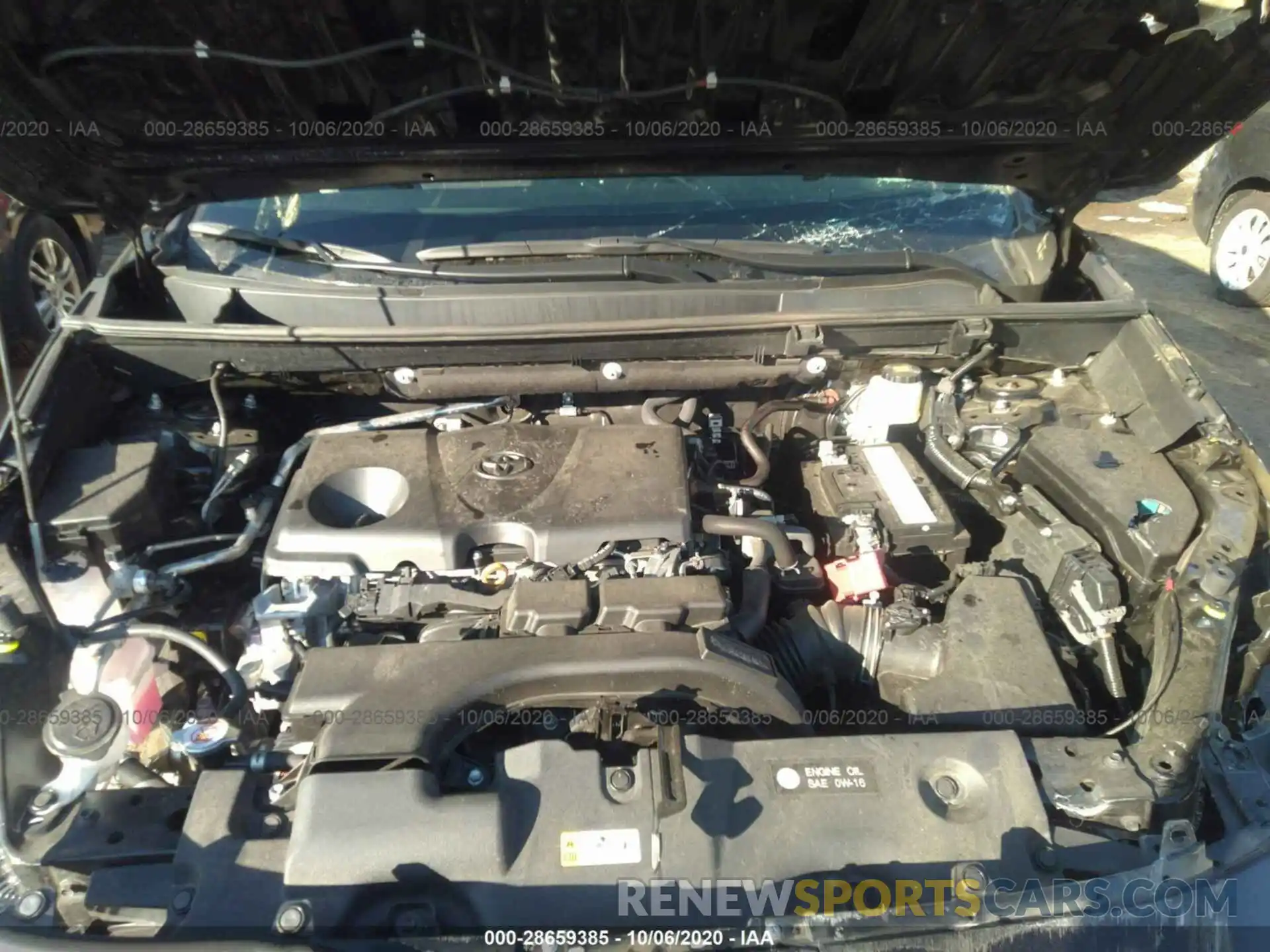 10 Фотография поврежденного автомобиля 2T3P1RFV8KC047148 TOYOTA RAV4 2019