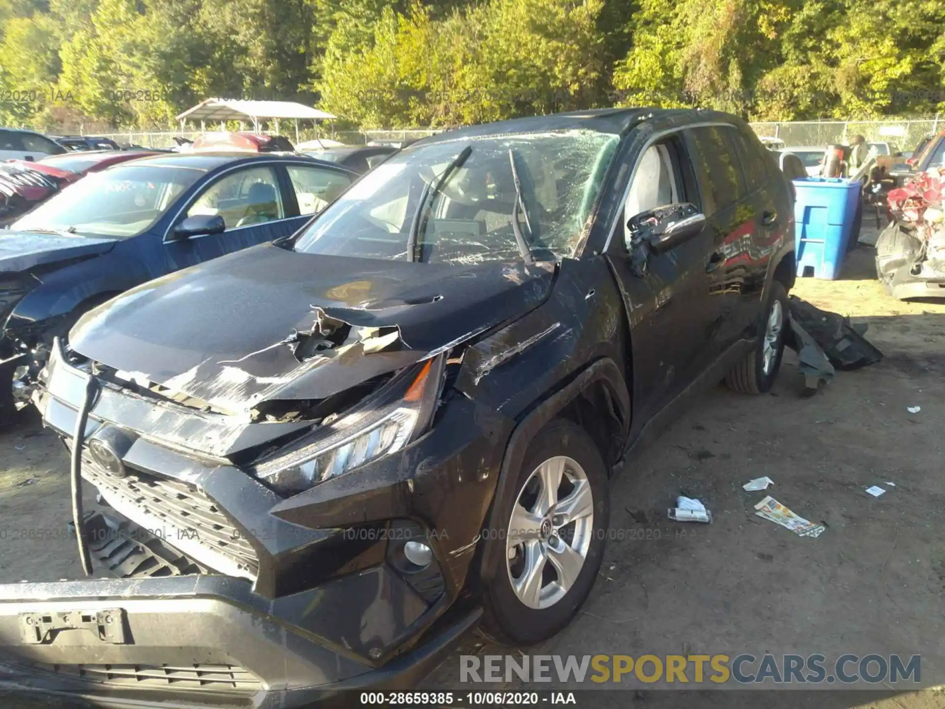 2 Photograph of a damaged car 2T3P1RFV8KC047148 TOYOTA RAV4 2019