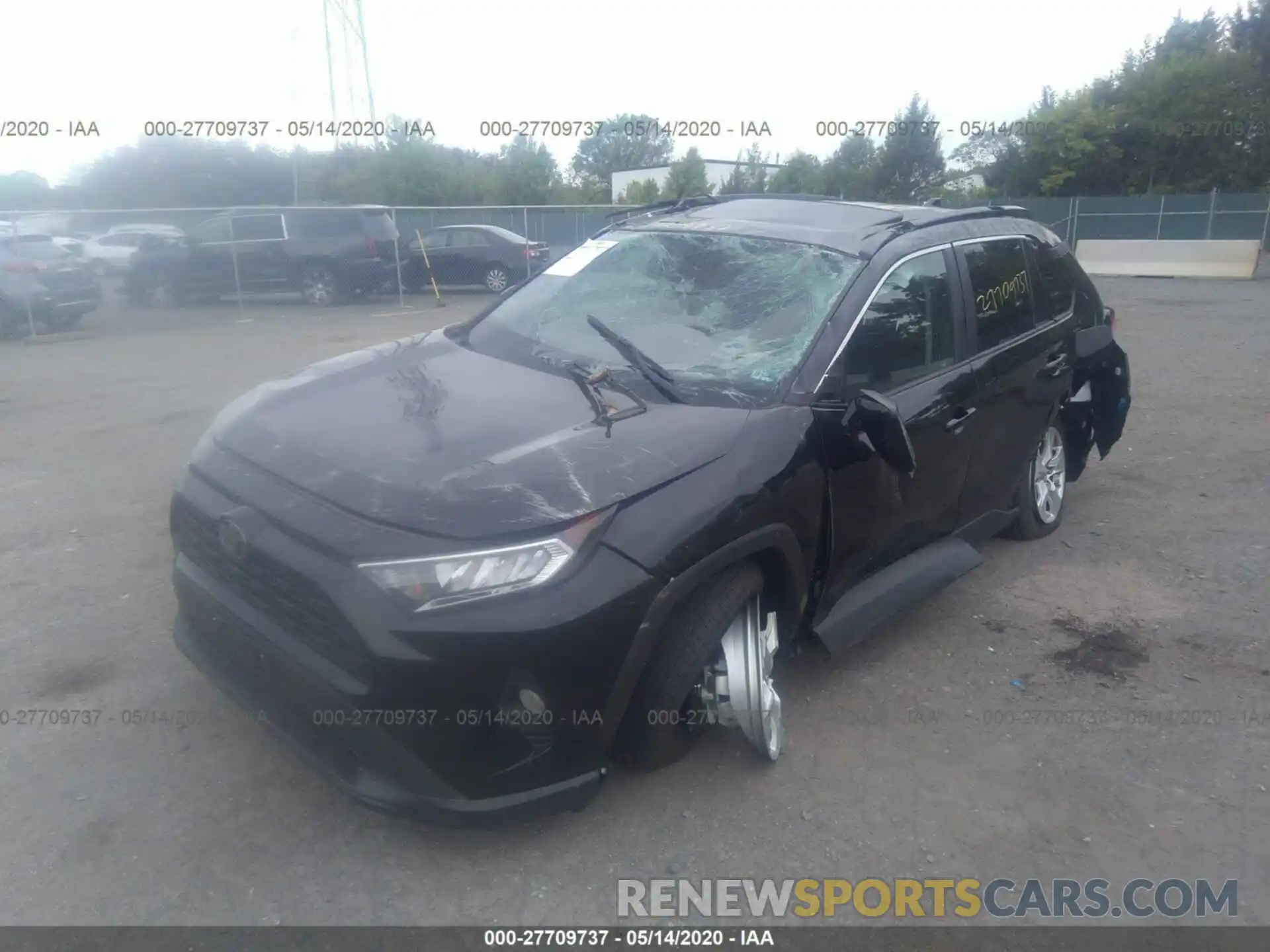 2 Photograph of a damaged car 2T3P1RFV8KC048574 TOYOTA RAV4 2019