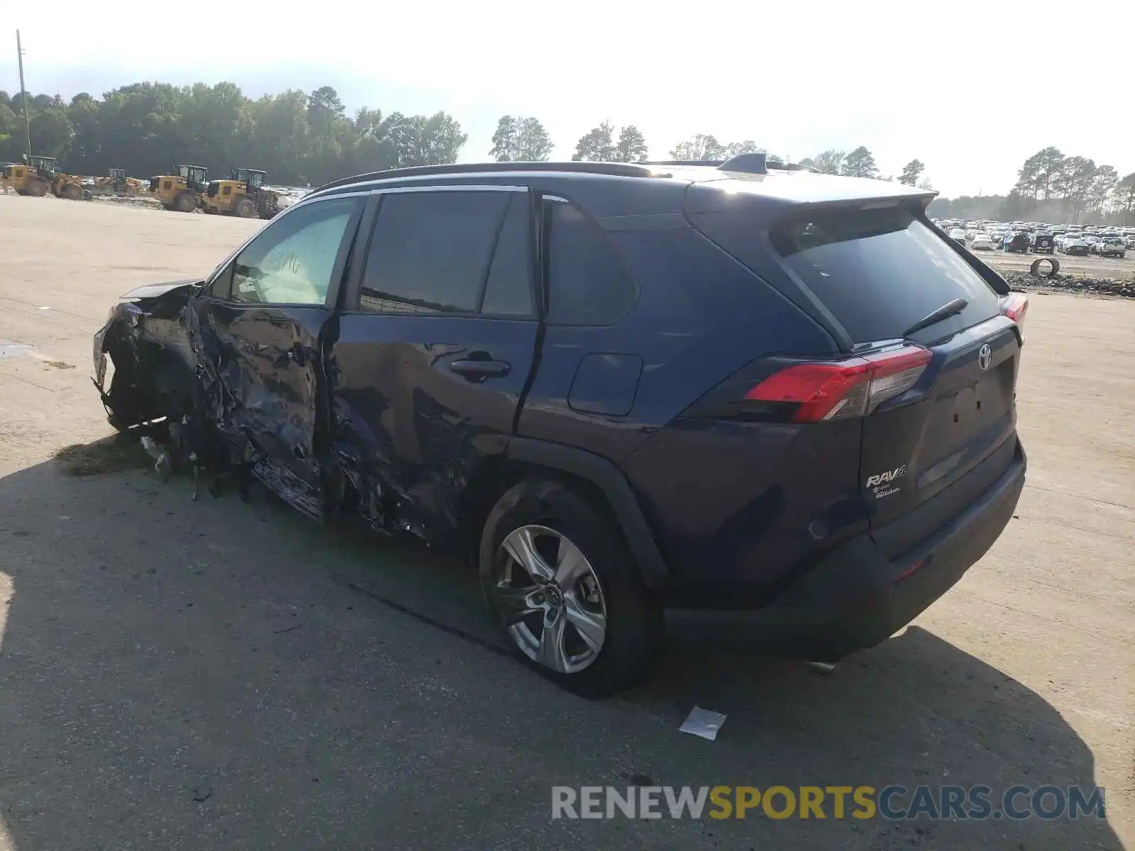 3 Photograph of a damaged car 2T3P1RFV8KC054617 TOYOTA RAV4 2019