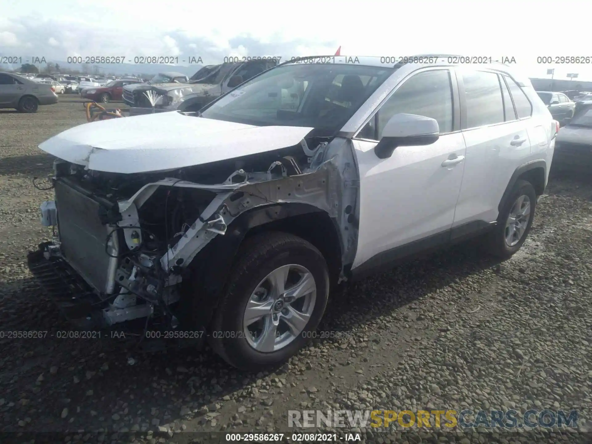 2 Photograph of a damaged car 2T3P1RFV8KC057937 TOYOTA RAV4 2019