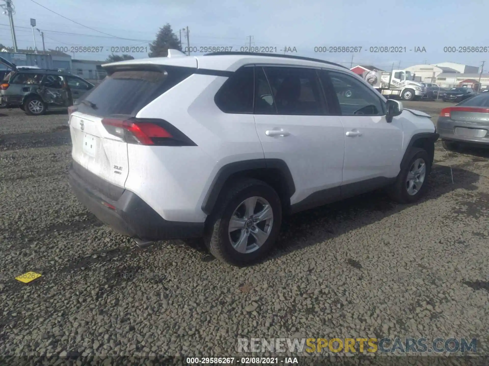 4 Photograph of a damaged car 2T3P1RFV8KC057937 TOYOTA RAV4 2019