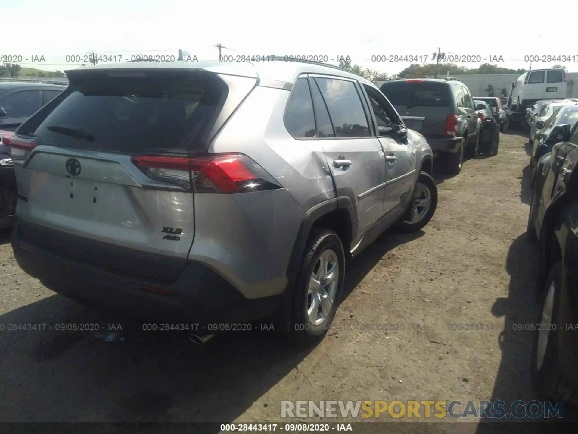 4 Photograph of a damaged car 2T3P1RFV8KC058098 TOYOTA RAV4 2019